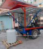 Solar power diesel generator tow truck water treatment Trailer car water treatment mobile water treatment trailer