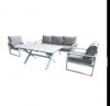 High Quality Contemporary Design Outdoor Aluminum Sofa Seat New Fashion for Hotels Parks Villas Courtyards Apartments