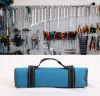 Heavy duty portable storage Toolkit bag canvas organizers roll up tool package tool roll up bag for gifts