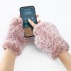 Women Faux Fur Fingerl...