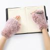 Women Faux Fur Fingerl...