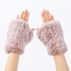 Women Faux Fur Fingerl...