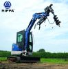 RIPPA Hydraulic Small Digger Earth-Moving Machinery Mini Excavator EPA Engine CE Approved Digging Machine