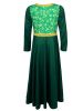 Halloween Shrek Monsters Princess Fiona Cosplay Costume Stage Performance Clothes Green Long Dress