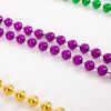 Mardi Gras Bead Necklace With Medallion