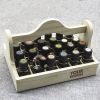 Grid Hand Basket Essential Oil Organizer