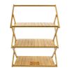 4 Layers Bamboo Plant Folding Frame