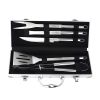 6 Pcs Barbecue Tools Set With Aluminum Box