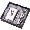 Personalized 7 oz. Hip Flask Gift Set