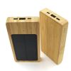 Portable Bamboo Solar Power Bank