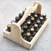 Grid Hand Basket Essential Oil Organizer