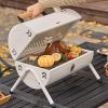 Portable Drum Barbecue Charcoal Grill