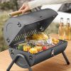 Portable Drum Barbecue Charcoal Grill