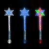 LED Light Up Snowflake Wand