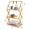 4 Layers Bamboo Plant Folding Frame