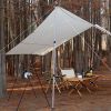 Adjustable Camping Tarp Poles Set