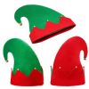 Felt Children&#039;s Christmas Elf Shoe And Hat Set