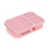 3 Compartment Reusable Wheat Straw Bento Lunch Box