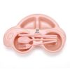 Wheat Straw Cartoon Car Toddler Plate With Cutlery Set