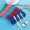3 Pcs Camping Utensil Set With Neoprene Case
