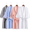 Pure Cotton Waffle Adult Hotel Bathrobe