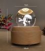 LED Night Light Crystal Ball Music Box