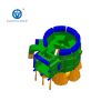 cnc aluminum 3D printing processing new energy auto motor case casting parts motor housing aluminum die casting services