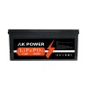 AK POWER Wall Mount 12V 300Ah Lithium Battery Energy Storage