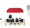 Acoustic Felt Pendant Light Sound Absorbing Fabric Suspending Lamp for Open space, office, kitchen island and Restaurant Decoration