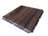 KANHOME Hot Item T6A1 High Quality Modern Outdoor Flooring Wooden Deck Tiles Durable and Weatherproof 4 Slats Decking Solid Texture