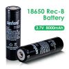 Sanford New 18650 Battery High Quality 8000mAh 3.7V 18650 Lithium ion Battery Rechargeable Battery for Flashlight