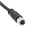 Customized IP67 PUR 22AWG M8 A-code 4-Pin Female Overmolded Waterproof Cable
