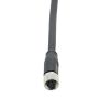 Customized IP67 PUR 22AWG M8 A-code 4-Pin Female Overmolded Waterproof Cable