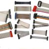 1.27/2.0/2.54 IDC Gray Ribbon Cable with Tinned Copper Core, Data Transmission Ribbon Cable Terminal Wire Harness
