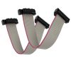 Customized Ribbon Cable, 2.0mm Airplane-style Connector IDC Flexible Ribbon Cable, High-temperature-resistant Connection Cable, 14P / Terminal-connected IDC Ribbon Cable 