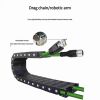 M12 to RJ45 Network Cable, Gigabit Industrial Camera Network Cable, Highly Flexible Drag Chain, Wiring Harness for Vision Robot Manipulator Arm 