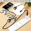 Mini USB Quick-Connect Solderless Connector Short Cable, Mini USB Male to 5 - pin Crimp