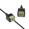 Mini USB Quick-Connect Solderless Connector Short Cable, Mini USB Male to 5 - pin Crimp