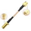  RP-SMA male to female Nut Bulkhead RG316 RG174 RG402 RG405 RG58 Jumper Coaxial Pigtail Cable