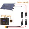 XT60 Connection Cable to MC4 Energy Storage Connector, Solar Panel Battery Adapter Cable, Solar Photovoltaic Cable