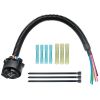 7-core Trailer Plug Wire, Special for Automobiles, 7-pin Trailer Female Connector Wire Harness, Connection Box Power Cord with a Length of 16 Inches