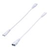 T5/T8 Male-to-Female Double-ended Extension Cable, 0.5-square Power Cable Integrally Connected to LED Light Tubes and Lighting Brackets