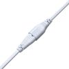 T5/T8 Male-to-Female Double-ended Extension Cable, 0.5-square Power Cable Integrally Connected to LED Light Tubes and Lighting Brackets