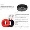 DC1.8kV PV1-F 4mm 6mm 10mm Single Core PV Solar Cable Photovoltaic Cable XLPO Insulation for Solar Energy Plate