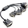 DB9 Male to Female Industrial Control Equipment Connection Cable with Front Rivet Nut D-SUB RS232 Serial Cable