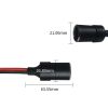 IP67-protected Car Charger Cigarette Lighter Female Socket to MC4 Solar Photovoltaic Connector Power-taking Wire and Power Supply Wire