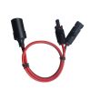 IP67-protected Car Charger Cigarette Lighter Female Socket to MC4 Solar Photovoltaic Connector Power-taking Wire and Power Supply Wire