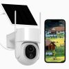 Tuya Solar Ball 3MP PIR Motion Detection, Full Color Night Vision, WiFi Connection, Solar Power Supply, Suitable for Outdoor Securit