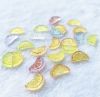7x13mm Yellow Half Lemon Beads Glue on Finger Nail and Flatback Transparent Beads Glue on Stud Earring As Decoration Hot Selling