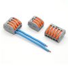 QUICK TERMINAL SERIES 212-218 Quick Wire Connection Terminal Splicing Conductor Compact Fast Cable Wire Connection Conductor Terminal Block